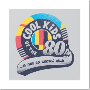 Cool Kids Club Born in The Eighties by Tobe Fonseca Posters and Art